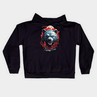 Angry bear Kids Hoodie